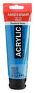 Tube 120 ml de peinture acrylique Royal Talens - Amsterdam - cyan