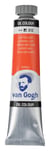 Tube 20 ml de peinture à l'huile Royal Talens - Van Gogh - rouge azo clair - Fine