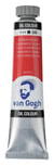 Tube 20 ml de peinture à l'huile Royal Talens - Van Gogh - rouge cadmium - Fine