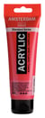 Tube 120 ml de peinture acrylique Royal Talens - Amsterdam - Rouge Permanent Pourpre