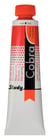 Tube 40 ml  de peinture à l'huile Royal Talens - Cobra Study - rouge pyrrole - Étude