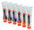 Lot de 6 tubes 20 ml de peinture à l'huile Cobra Study - Couleurs assorties