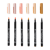 Lot de 6 feutres pointe pinceau - Sakura - Couleurs assorties - Koi Coloring Brush Pen Manga Set