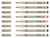 Lot de 8 feutres pointe fine - Sakura - Couleurs assorties - Pigma Micron Everyday Pens