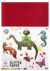 Bloc papier pailleté Moxy - 8 feuilles - Couleurs assorties - A4 - 150 g/m²