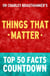 Things That Matter - Top 50 Facts Countdown