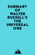 Summary of Walter Russell's The Universal One