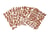 Stickers alphabet chiffre symbole Créalia - Cuivre