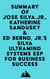 Summary of Jose Silva, Jr., Katherine Sandusky & Ed Bernd, Jr.'s Silva Ultramind Systems ESP for Business Success