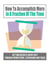 How To Accomplish More In A Fraction Of The Time