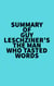 Summary of Guy Leschziner's The Man Who Tasted Words