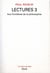 Lectures, t. 3. Aux frontières de la philosophie - Aux frontières de la philosophie