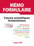 MEMO FORMULAIRE - Calculs scientifiques