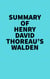 Summary of Henry David Thoreau's Walden
