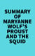 Summary of Maryanne Wolf's Proust and the Squid