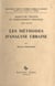 Les méthodes d'analyse urbaine