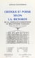 Critique et poésie selon Ivor Armstrong Richards : de la confiance positiviste au relativisme naissant