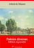 Poésies diverses – suivi d'annexes - Nouvelle édition 2019