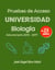 Acceso a Universidad para Mayores de 25 años. Biología 2013-2017. - Solucionario Pruebas 2013-2017