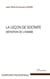 La leçon de Socrate - Définition de l'homme