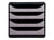 Bloc de rangement 4 tiroirs - noir/argent