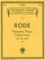 Pierre rode : 24 caprices - violon et piano