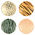 8 assiettes Motifs savane -  cm