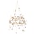 Lustre d'étoiles dorées  pailletées
