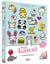 Coloriages Pixel kawaii - pochette 6 feutres pailletés