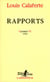 Rapports : (1982)