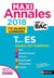 MAXI ANNALES ABC DU BAC : toutes les matières - terminale ES (édition 2017)