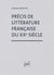 Précis littérature française XXe siècle