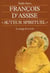 François d'Assise, " auteur spirituel "