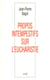 Propos intempestifs sur l'Eucharistie