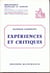 Expériences et critiques : Essais de linguistique générale et de philologie romane