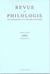 Revue de philologie, de litterature et d'histoire anciennes volume 77 - fascicule 2