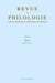 Revue de philologie