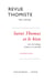 Revue thomiste - N°2/2020 : Saint Thomas et le bien. Actes du Colloque. Toulouse, 4-5 mai 2018. Deuxième partie