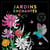 Black coloriage - jardins enchantes