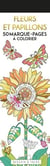 Fleurs et papillons Dessain et Tolra - 50 marque-pages à colorier
