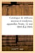Catalogue de tableaux anciens et modernes, aquarelles. Vente, 12 mai 1884