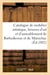 Catalogue de mobilier artistique, bronzes d'art et d'ameublement de Barbedienne et de Marnyhac