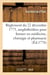 Règlement du 22 décembre 1775, établir dans les hôpitaux militaires de Strasbourg, Metz et Lille