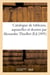 Catalogue de tableaux, aquarelles et dessins par Alexandre Thiollet