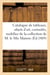 Catalogue de tableaux, objets d'art, curiosités, mobilier de la collection de M. le Mis Maison