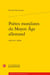 Poetes moralistes du moyen age allemand - xiiie-xve siecle
