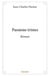 Passions tristes - roman