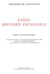 Zaïde, Histoire espagnole : Index et relevés statistiques