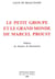 Le Petit groupe et le grand monde de Marcel Proust
