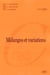 Cahiers de la recherche sur l'éducation et les savoirs, n° 11/2012 : Mélanges et variations